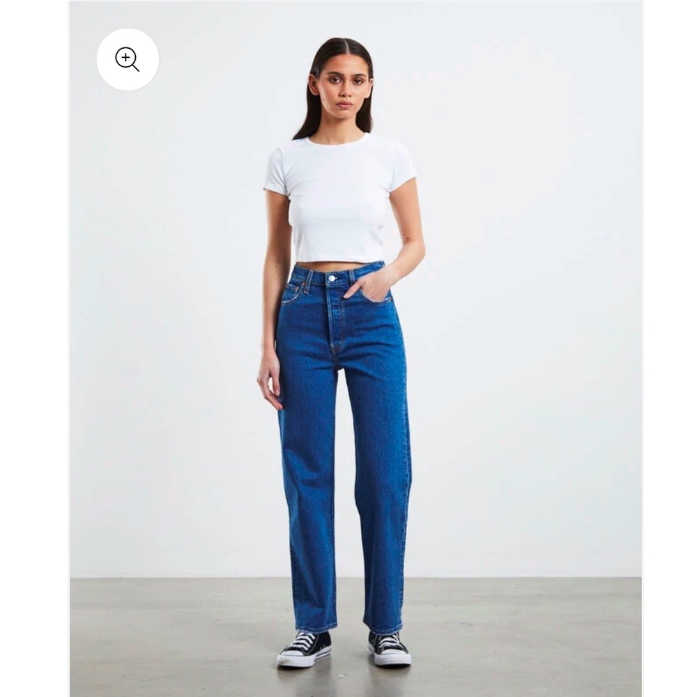Levi's Women's Wedgie Straight Ankle Jeans Size 29